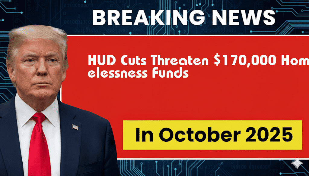 $170,000 Homelessness Threatened by HUD Funding Cuts from $3.3 Billion to $1.1 Billion