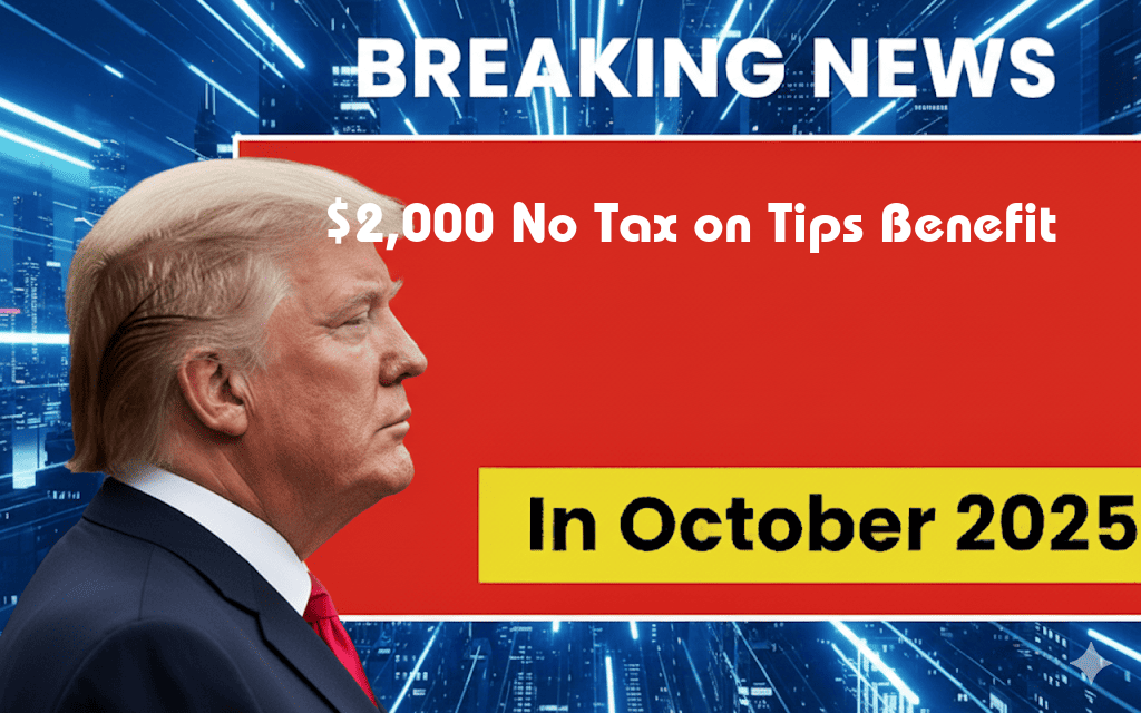 $2,000 ‘No Tax on Tips’ Benefit Enacted — Discover Its Potential Impact