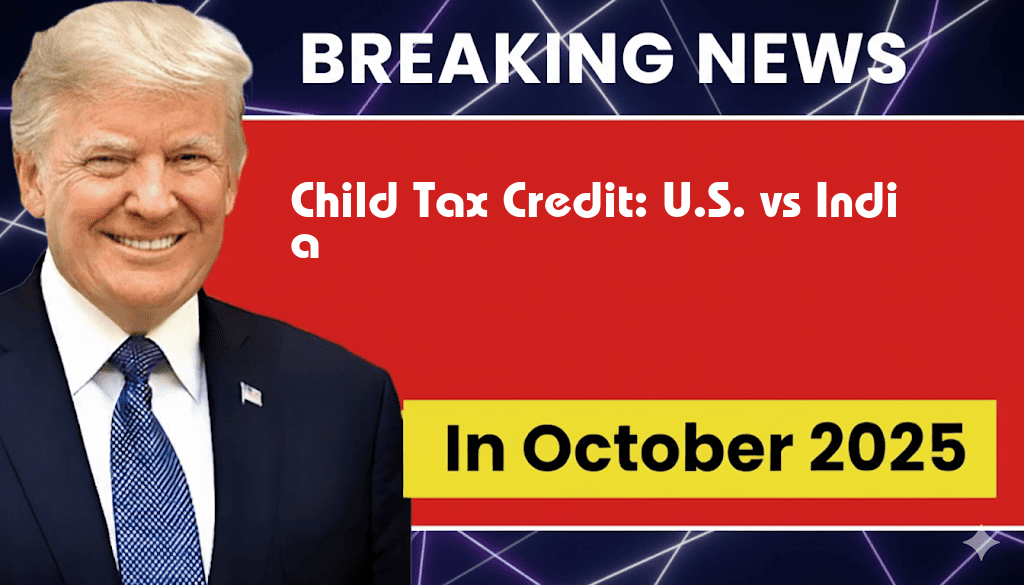 Comparing Benefits: $2,200 Child Tax Credit in the U.S. vs ₹1,65,000 Support in India