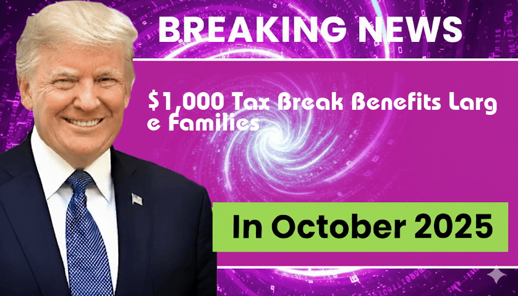Families Thrive: $1,000 Tax Break Under 2025 Laws Benefits Large Households