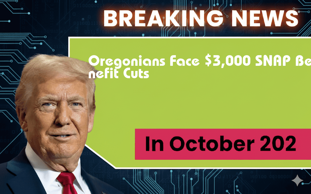 Over 3,000 Oregonians Face More Than $3,000 in Benefit Cuts as They Lose SNAP Eligibility