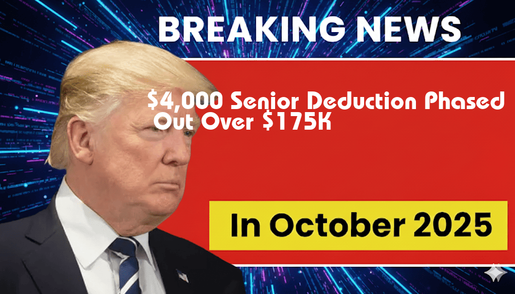 Senior Deduction of $4,000 Gradually Eliminated for Incomes Exceeding $175,000