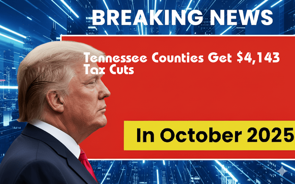 Tennessee Counties to Benefit from New Law with Tax Cuts of $4,143 and $4,177
