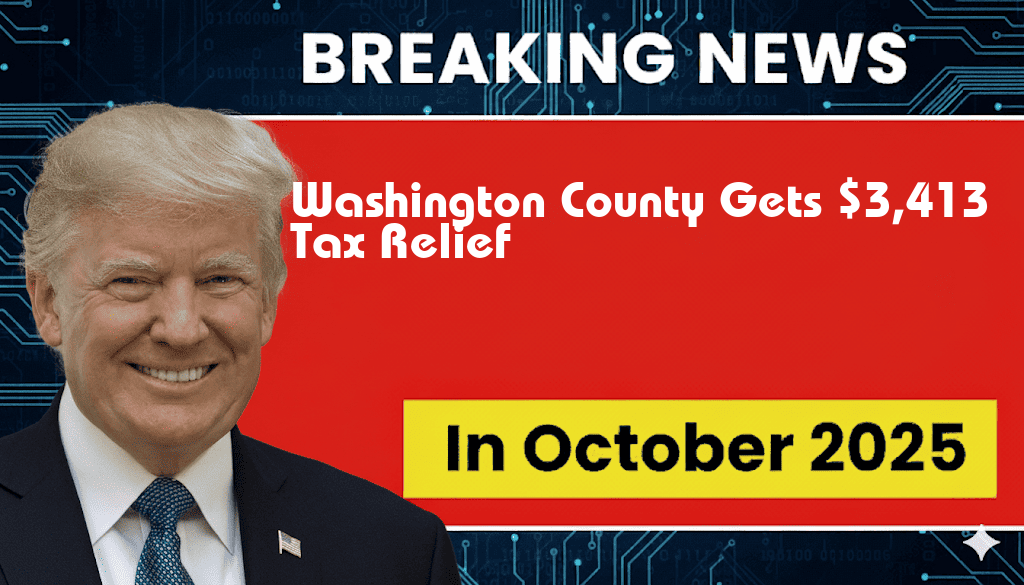 Washington County to Receive $3,413 in New Tax Relief from Trump Legislation